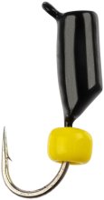 Мормышка вольфрамовая Viking Fishing Rigabik + bead 2,0мм - Black + Y (1шт)