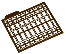 Стопор для насадок GC G.Carp Hair Extender Stops, brown (126шт/уп)