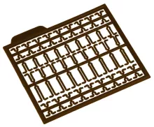 Стопор для насадок GC G.Carp Hair Extender Stops, brown (126шт/уп)
