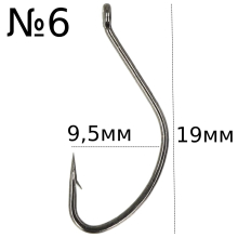 Крючки Golden Catch Feeder Basic F-22BN - №06 (10шт/уп)
