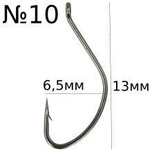 Гачки Golden Catch Feeder Basic F-22BN - №10 (10шт/уп)