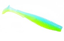 Силикон Fishup U-Shad 3,0" 206 - Sky/Chartreuse (9шт/уп)