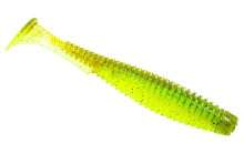 Силикон Fishup U-Shad 3,0" 204 - Green Pumpkin/Chartreuse (9шт/уп)