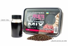 Пеллетс Carptronik Method Mix Multi Box - Bloodworm&Maggot (мотыль/опарыш) 400г