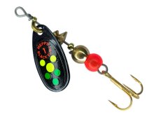 Блешня Mepps Black Fury №1 3,5г - black / hot fire tiger