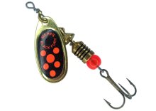 Блешня Mepps Black Fury №1 3,5г - gold / red dot