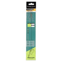 Поводок на карпа GC G.Carp Braid X6 Wide Gape Ready Rig - №06 (1шт/уп)