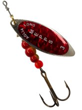 Блесна Mepps Aglia Long Redbo №3 / 11,5г - серебро