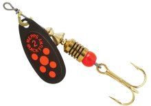 Блесна Mepps Black Fury №2 / 4,5г - black / red dot
