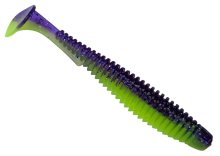 Силикон Fishup U-Shad 3,5" 221 - Violet/Lime (8шт/уп)