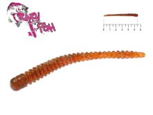 Силикон Crazy Fish Cruel Leech 5.5см col.14 UV Motor Oil-анис