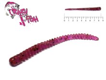 Силикон Crazy Fish Cruel Leech 5.5см col.12 Ultraviolet-ж.рыба