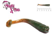 Силикон Crazy Fish Nano Minnow 5.5см col.14 UV Motor Oil-кальмар