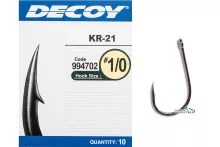 Гачки Decoy KR-21 Black Nickeled size 2