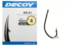 Крючки Decoy KR-23 Black Nickeled №04
