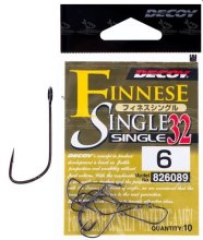 Гачки Decoy Finnesse Single S-32