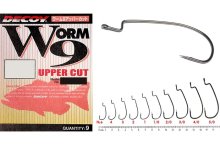 Крючки Decoy оффсетные Worm 9 Upper Cut