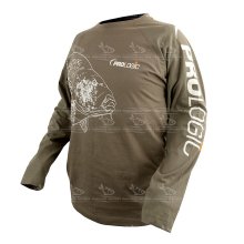 Футболка Prologic Carp T-Shirt Long/S Sage Green