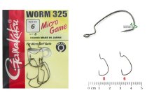 Крючки Gamakatsu оффсетные Worm 325 Micro Game