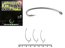 Гачки Gardner Long Shank Mugga Hooks size 4