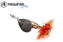 Блесна Маньячка Гедзь №4 3,3г чёрная