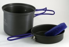 Котелок Tramp с крышкой-сковородой из анодированного алюминия 0,9л TRC-039