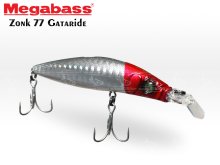 Воблер Megabass Zonk 77 Gataride gg red head