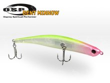 Воблер O.S.P Bent Minnow 130F 20г - P74 Pink Head/Chart