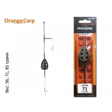 Монтаж Orange Carp "Груз Корм" (2 крючка, #4, волос) 56г