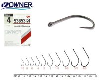 Крючки Owner 53853 Yamajin with eye №04