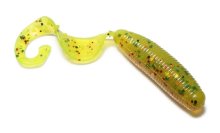 Силікон Reins Fat G-Tail Grub 3,0" - B61 Chart Pepper/Motor Oil Red Gold (10шт/уп)