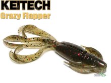 Силікон Keitech Crazy Flapper 3,6" - 208 Watermelon Pepper Red