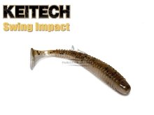 Силикон Keitech Swing Impact 3,5" - 443 Green Pumpkin Shad