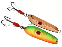 Блешня Kuusamo Rasanen with bead, weedless 70м 20г - G/GR/FYe/FR-C, UV