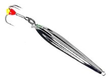 Блешня зимова Lucky John Fin Blade, ланцюжок з трійником, 40мм 2,4г - S
