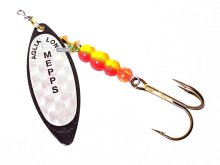 Блешня Mepps Aglia Long Rainbow №4 17г чорна
