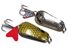 Блесна Spinnex Pike Acustic 16,0г золото/серебро