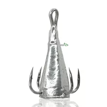 Блешня зимова FRY прямовисна, конус малий, срібло