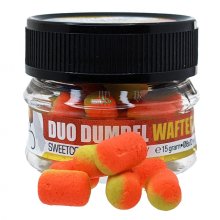 Бойлы Carp Zoom Duo Dumbel Wafters, 8x12мм 15г Sweetcorn/Strawberry