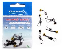 Карабін поплавочний Cralusso з керамікою S (2123) 6шт/уп
