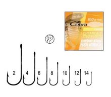 Крючки Cobra Round C100N size 02 (10шт/уп)