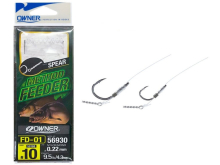 Крючки с поводком Owner Method Feeder Rig Spear FD-01