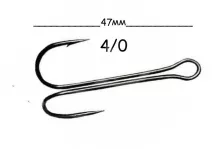 Двойник Kumho Double Hook KH-11040 №4/0 (10шт/уп)