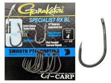 Крючки Gamakatsu G-CARP Specialist RX BL (безбородые) №08 (10шт/уп)