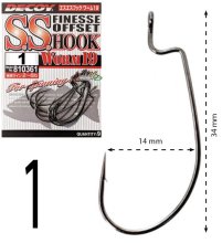 Крючки Decoy Worm 19 S.S.Hook №01 (9шт/уп)