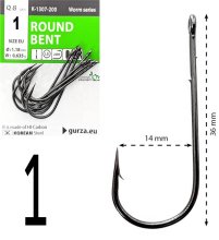 Крючки Gurza Round Bent BN K-1307 №01
