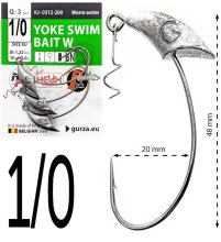 Крючки офсетные Gurza Yoke Swim Bait W BN №1/0 9г
