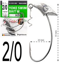 Крючки офсетные Gurza Yoke Swim Bait W BN №2/0 6г