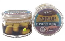 Кукуруза в дипе GC G.Carp Pop-Up Flavored Corn 10мм - Squid (кальмар) 12шт