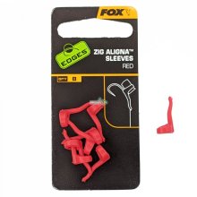 Лентяйки для зиг-риг оснасток Fox Zig Aligna sleeves - red, 8шт (CAC468)